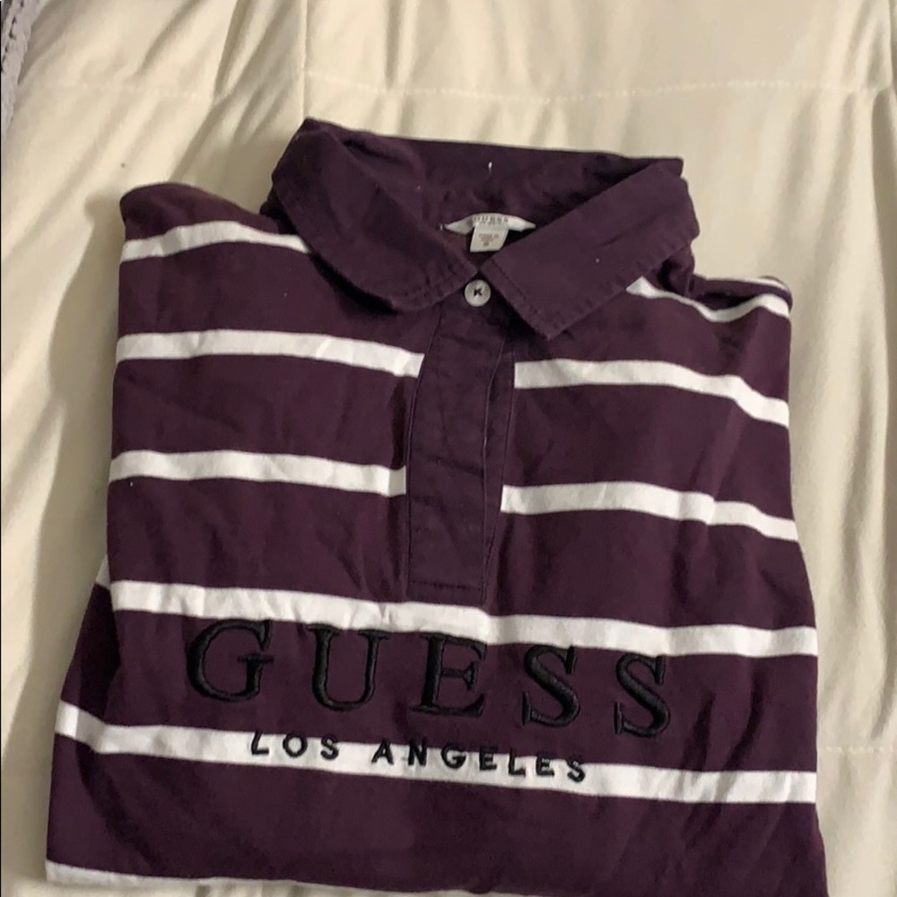 Guess striped women’s long sleeve shirt